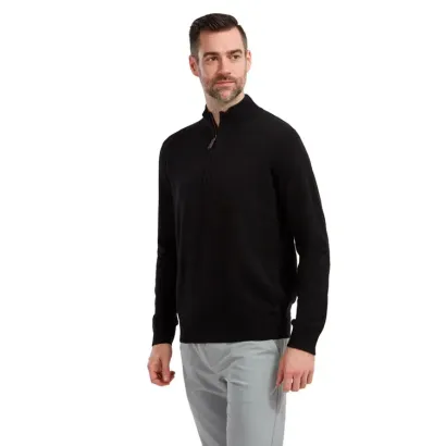 PULL 1/2 ZIP WOOL BLEND