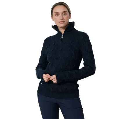PULL FEMME ERMONT COUPE VENT 1/2 ZIP TORSADE
