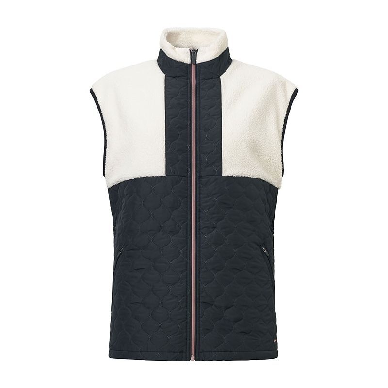 GILET FEMME PRESTON PILE BI MATIERE