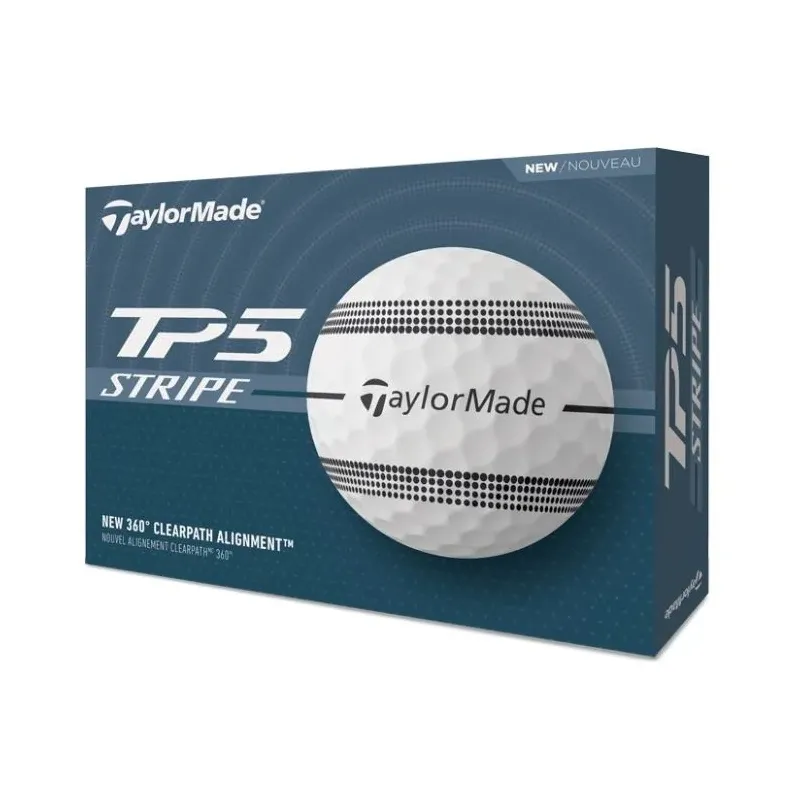 TaylorMade - Balles de Golf TP5 Stripe