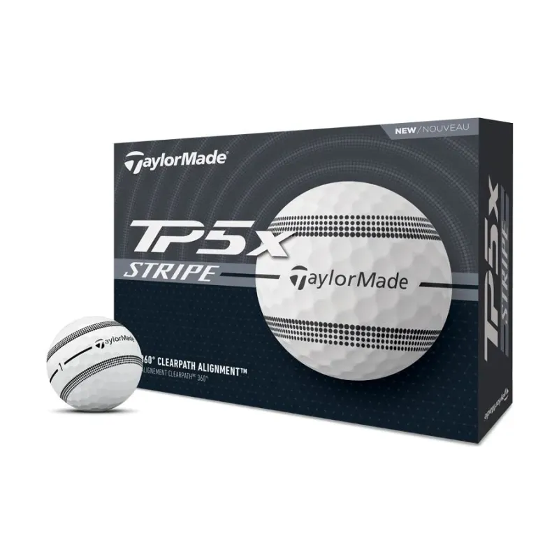 TaylorMade - Balles de Golf TP5X Stripe