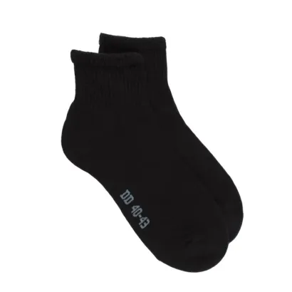 SOCQUETTES COTON SEMELLE BOUCLETTE UNIE