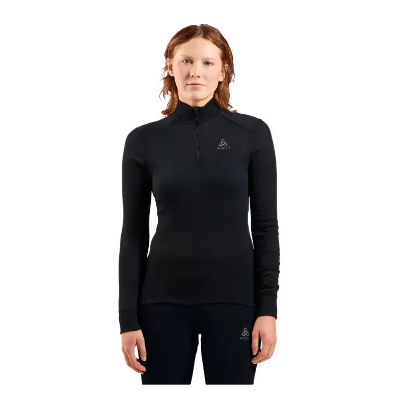 Odlo - Sous Pull Femme Warm Eco 1/2 Zip