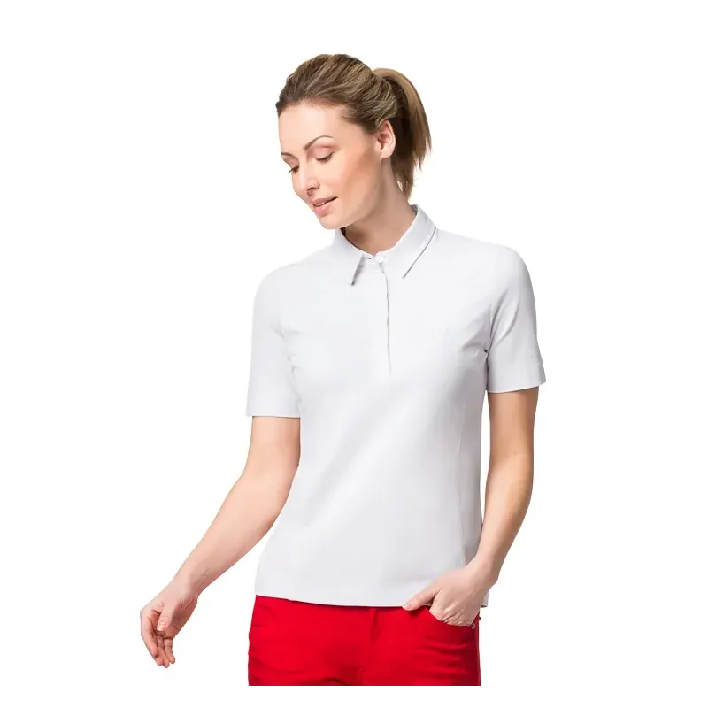 POLO FEMME  MARLEY blanc situation face