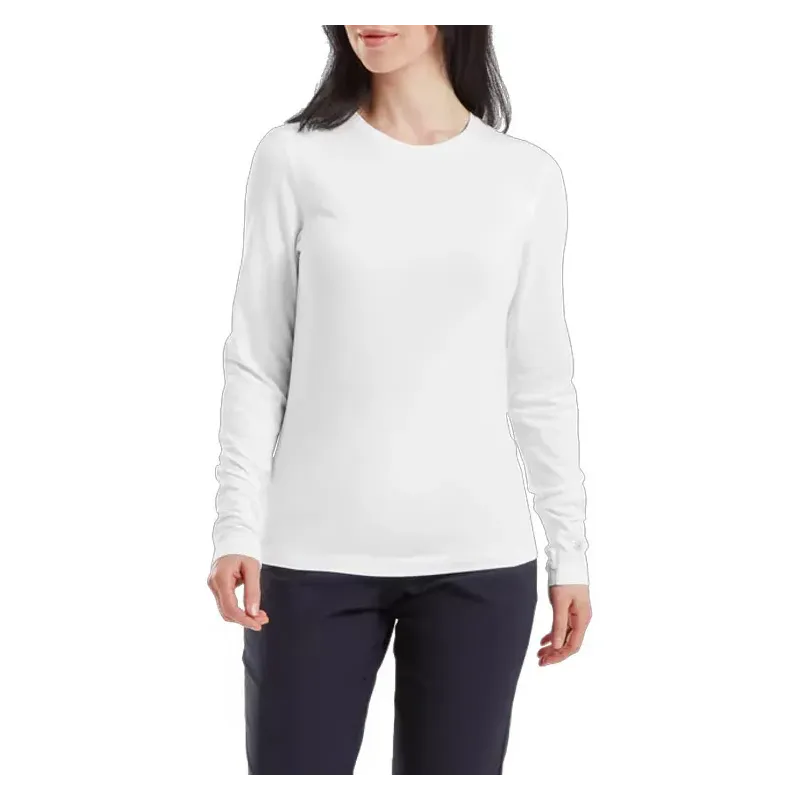 Footjoy - Sous Pull Femme Baselayer Col Rond Gratté Polaire