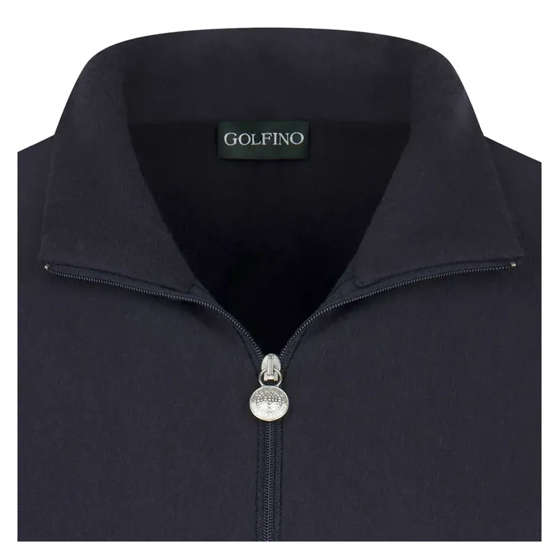 Golfino - Sweat Techno Wool Alessia Bleu Marine Femme Zoom - Golf Plus Golfino - Sweat Techno Wool Alessia Bleu Marine Femme Zoom - Golf Plus