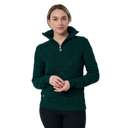 PULL FEMME ERMONT COUPE VENT 1/2 ZIP TORSADE