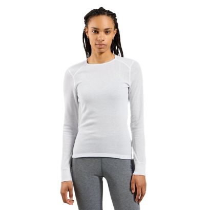 Chemise de base femme slim fit avec manches longues raglan pour looks