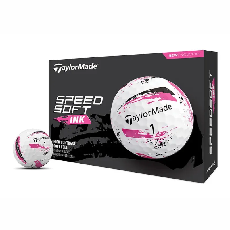 Taylormade - Balle Speed Soft Blue Ink - Golf Plus Taylormade - Balle Speed Soft Blue Ink - Golf Plus