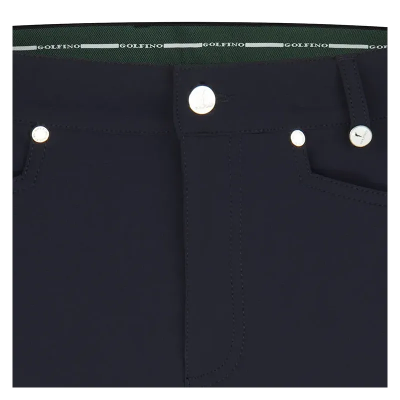 Golfino - Pantalon Thermo Strech Sabrina Marine Femme Zoom - Golf Plus Golfino - Pantalon Thermo Strech Sabrina Marine Femme Zoom - Golf Plus