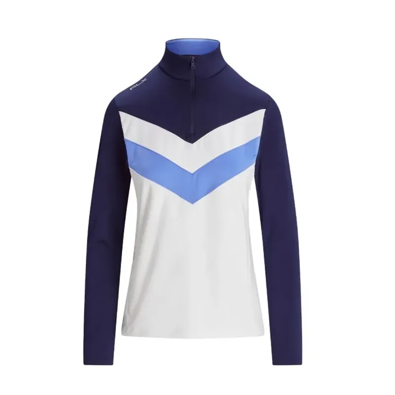 RLX - Sweat Femme 1/2 Zip Tricolore