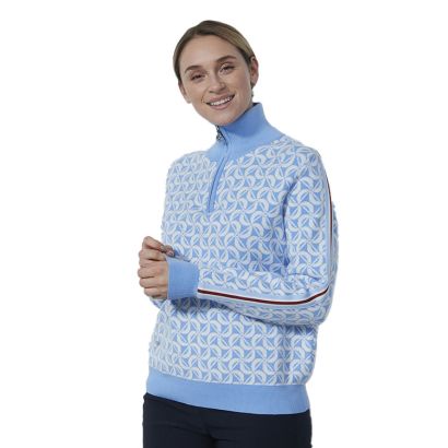 PULL FEMME POMONO FANTAISIE 1/2 ZIP