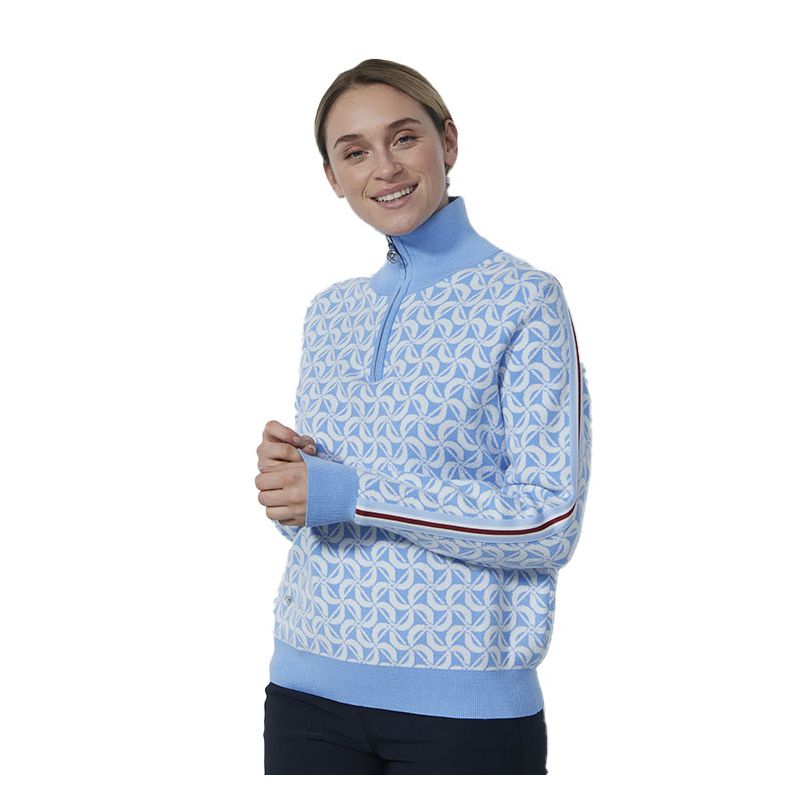 PULL FEMME POMONO FANTAISIE 1/2 ZIP