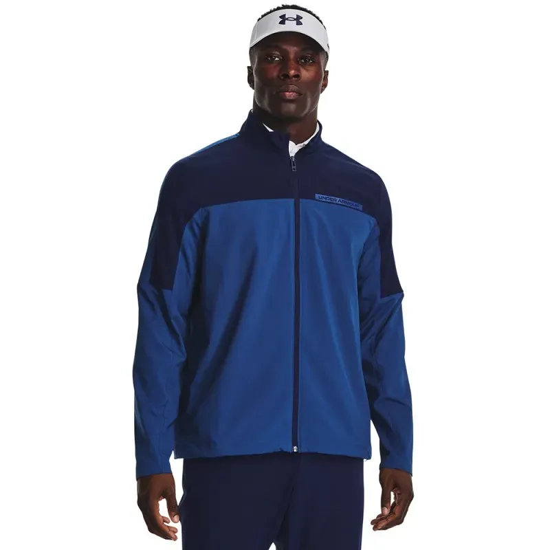 Under Armour - Veste Coupe-vent Bicolore Marine Bleu Homme - Golf Plus