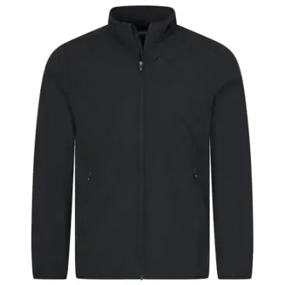 Golfino - Veste Déperlante Cabot Noir Homme De Face - Golf Plus