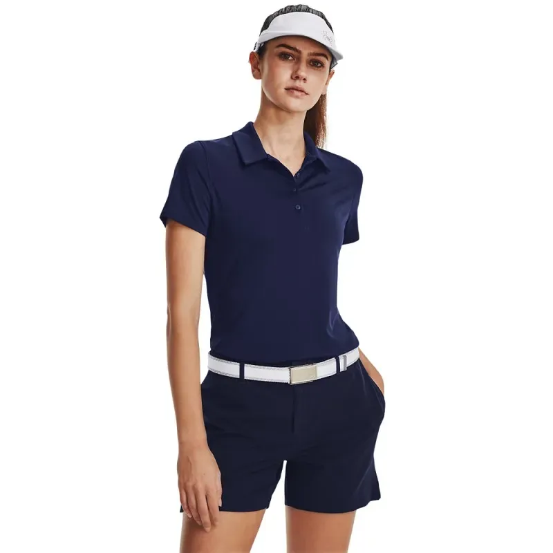 Under Armour - Polo Zinger Blanc Femme - Golf Plus