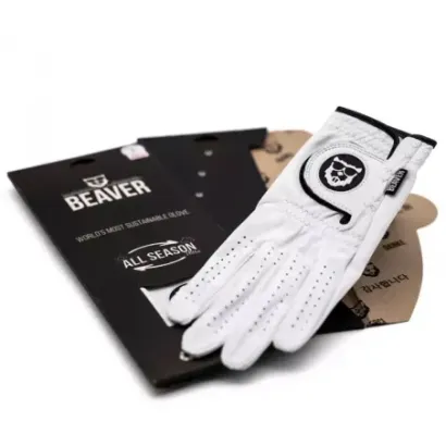 Beaver -  Gant blanc vu de présentation - Golf Plus