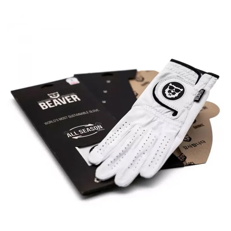 Beaver - Gant blanc vu de présentation - Golf Plus Beaver - Gant blanc vu de présentation - Golf Plus
