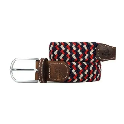 CEINTURE TRESSEE ELASTIQUE BICOLORE AMSTERDAM