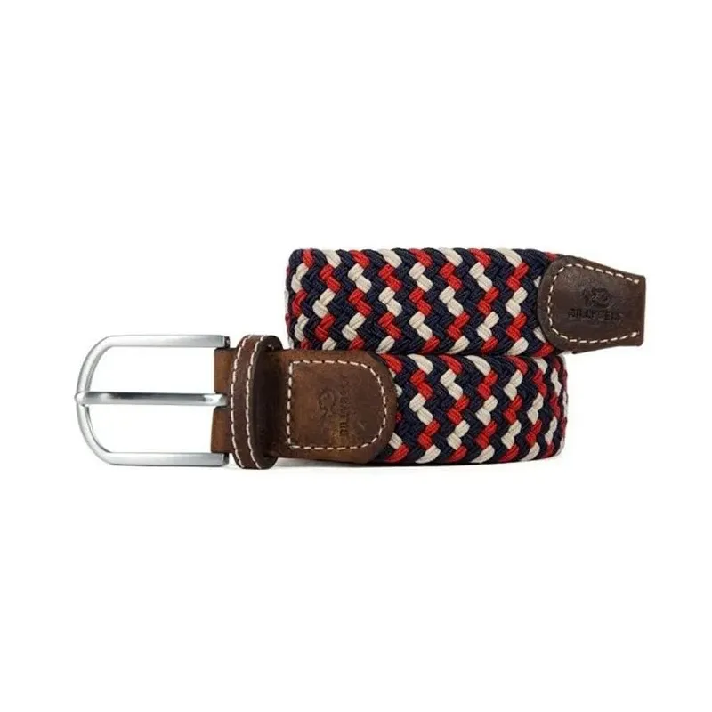 CEINTURE TRESSEE ELASTIQUE BICOLORE AMSTERDAM CEINTURE TRESSEE ELASTIQUE BICOLORE AMSTERDAM