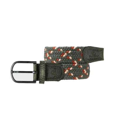 CEINTURE TRESSEE ELASTIQUE MULTICOLORE ORENOQUE