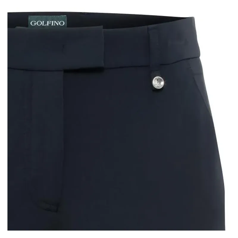 Golfino - Pantalon Sueli Stretch 7/8 Marine Homme Zoom Avant - Golf Plus Golfino - Pantalon Sueli Stretch 7/8 Marine Homme Zoom Avant - Golf Plus