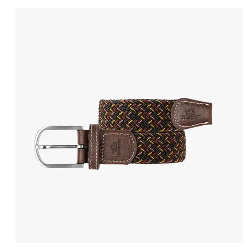 Billy Belt - Ceinture Tressée Elastique Multicolore Caracas