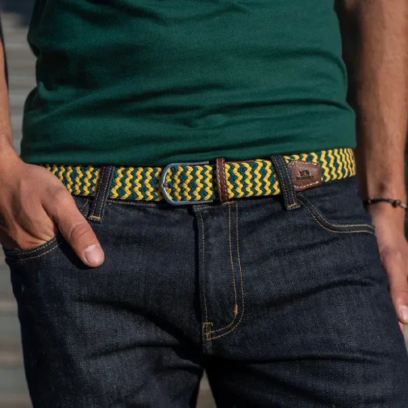CEINTURE TRESSEE ELASTIQUE MULTICOLORE LIMA CEINTURE TRESSEE ELASTIQUE MULTICOLORE LIMA