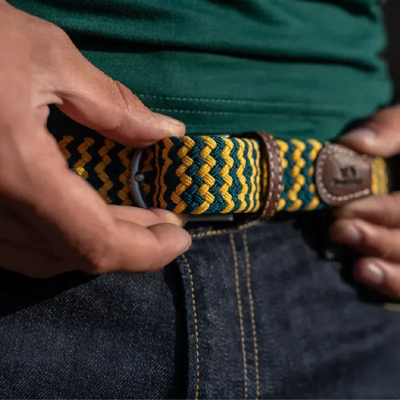 CEINTURE TRESSEE ELASTIQUE MULTICOLORE LIMA CEINTURE TRESSEE ELASTIQUE MULTICOLORE LIMA