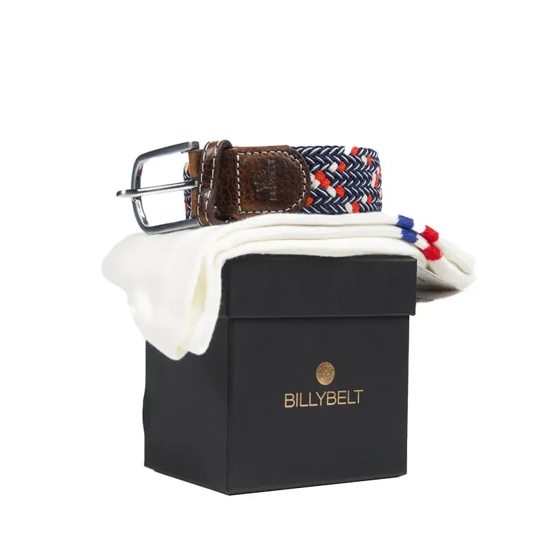 Billy Belt - Coffret Duo Chaussettes Tressée Élastique Homme