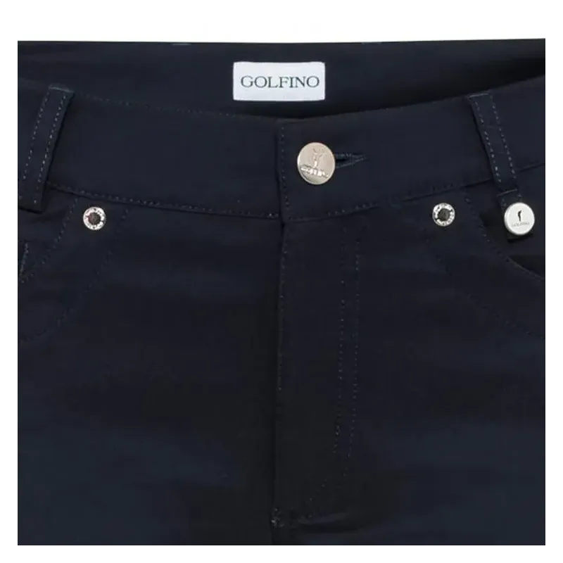 Golfino Bermuda Sofia Stretch Long Femme Bleu Marine Golf Plus Golfino Bermuda Sofia Stretch Long Femme Bleu Marine Golf Plus