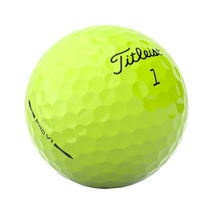 TITLEIST- BALLES PRO V1 2025 JAUNE FACE TITLEIST- BALLES PRO V1 2025 JAUNE FACE