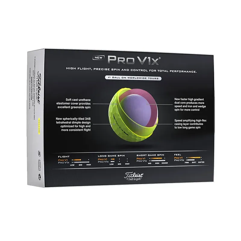 BALLES DE GOLF PRO V1X 2025