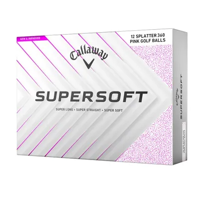 BALLES DE GOLF SUPERSOFT SPLATTER