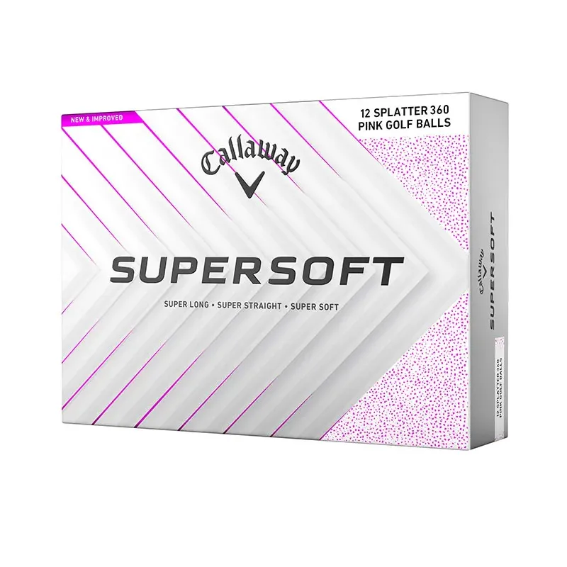 Callaway - Balles de golf Supersoft Splatter - Golf Plus Callaway - Balles de golf Supersoft Splatter - Golf Plus