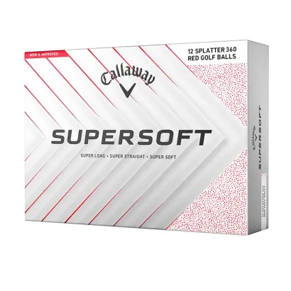 BALLES DE GOLF SUPERSOFT SPLATTER