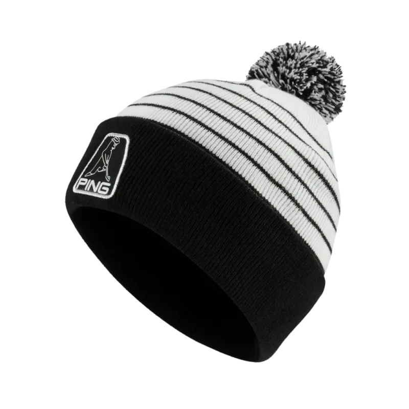 Ping - Bonnet Mr Ping Bobble Pompon Bleu - Golf Plus Ping - Bonnet Mr Ping Bobble Pompon Bleu - Golf Plus