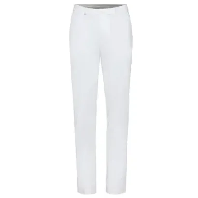 Golfino - Pantalon Stretch Spring Winston Blanc Homme De Face - Golf Plus