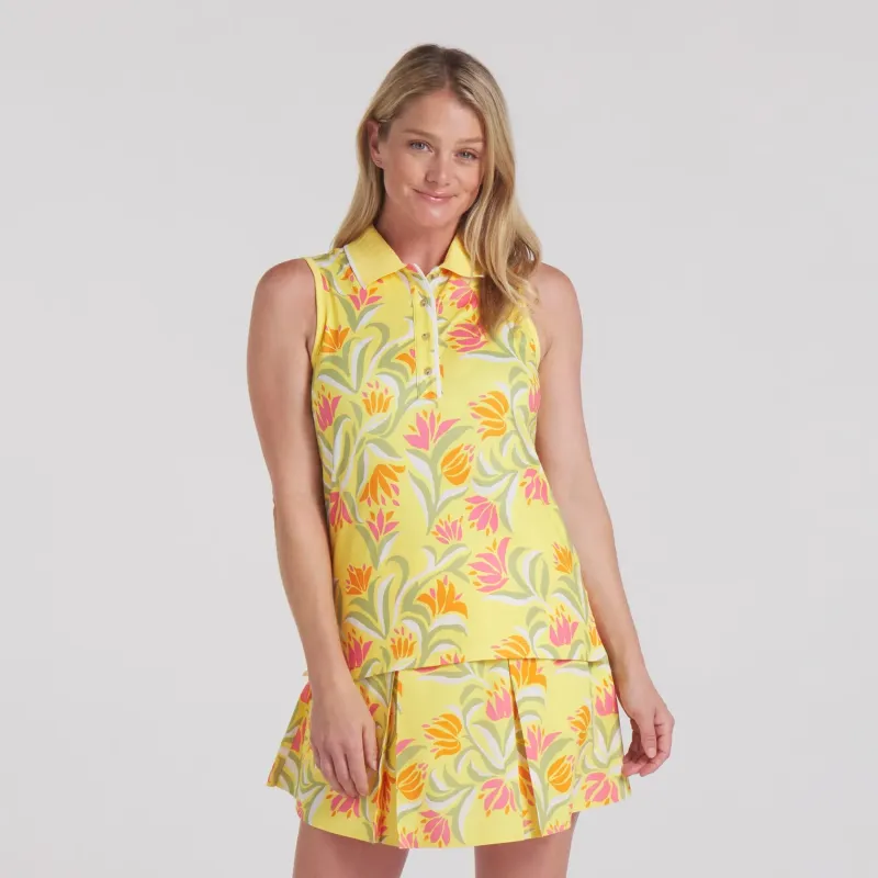 Puma - Polo Femme Puma x Dani Dazey Imprimé Fleurs Sans Manches Puma - Polo Femme Puma x Dani Dazey Imprimé Fleurs Sans Manches