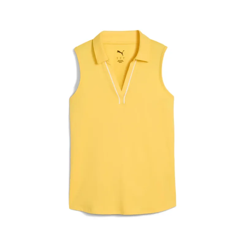 Puma - Polo Piped Sm Blanc Femme - Golf Plus Puma - Polo Piped Sm Blanc Femme - Golf Plus