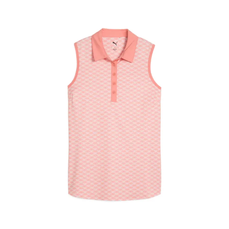 Puma - Polo Femme Cloudspun Imprimé Sans Manche Puma - Polo Femme Cloudspun Imprimé Sans Manche