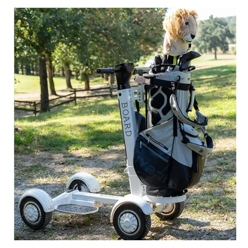 Grenn Board - trottinette porte-sac vue de face- Golf Plus 