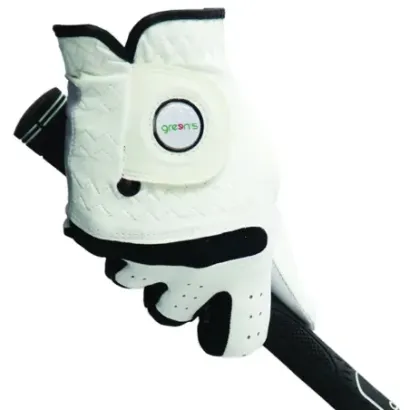 Green's Gant Synthétique Gaucher Blanc Golf Plus