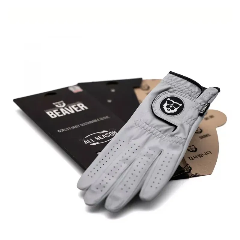 Beaver - gant gris vu de présentation - Golf Plus