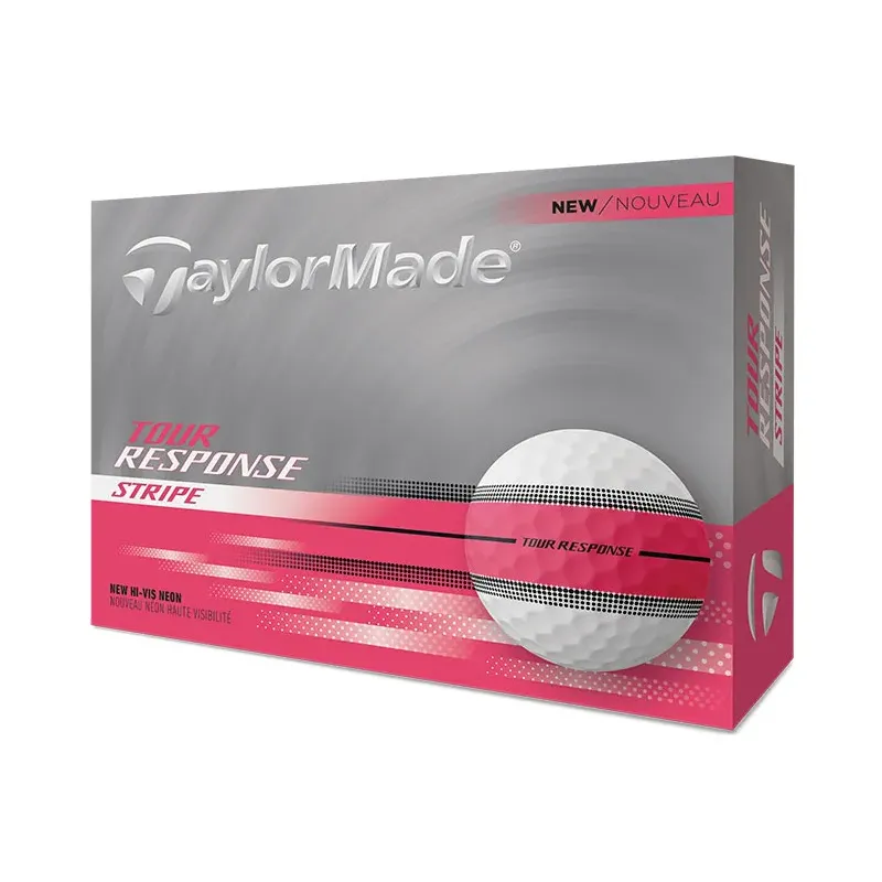 TaylorMade - Balles de golf Tour Response Stripe Neon - Golf Plus TaylorMade - Balles de golf Tour Response Stripe Neon - Golf Plus