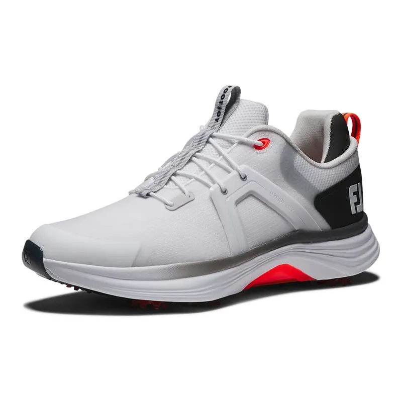 Chaussures de golf Footjoy Hyperflex blanches avec crampons Chaussures de golf Footjoy Hyperflex blanches avec crampons