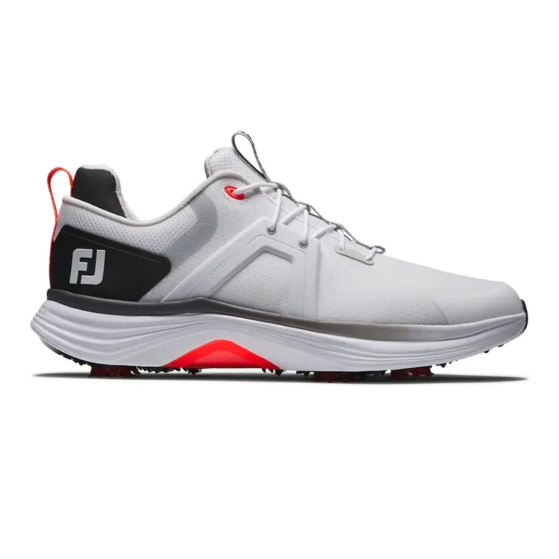 Chaussures de golf Footjoy Hyperflex blanches avec crampons