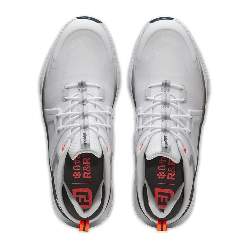 Chaussures de golf Footjoy Hyperflex blanches avec crampons Chaussures de golf Footjoy Hyperflex blanches avec crampons