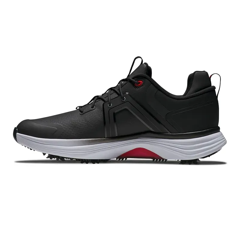 Chaussures de golf Footjoy Hyperflex noir pour homme avec crampons Chaussures de golf Footjoy Hyperflex noir pour homme avec crampons