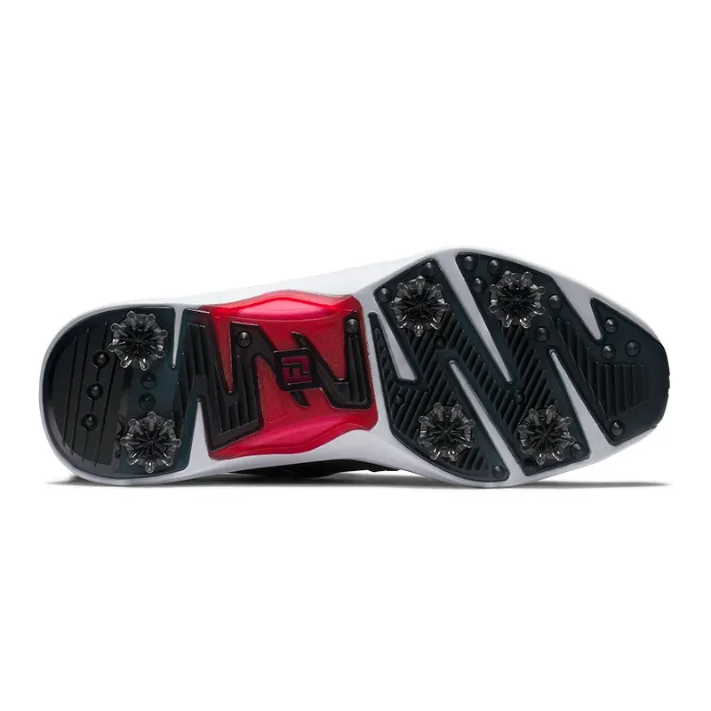 Chaussures de golf Footjoy Hyperflex noir pour homme avec crampons Chaussures de golf Footjoy Hyperflex noir pour homme avec crampons